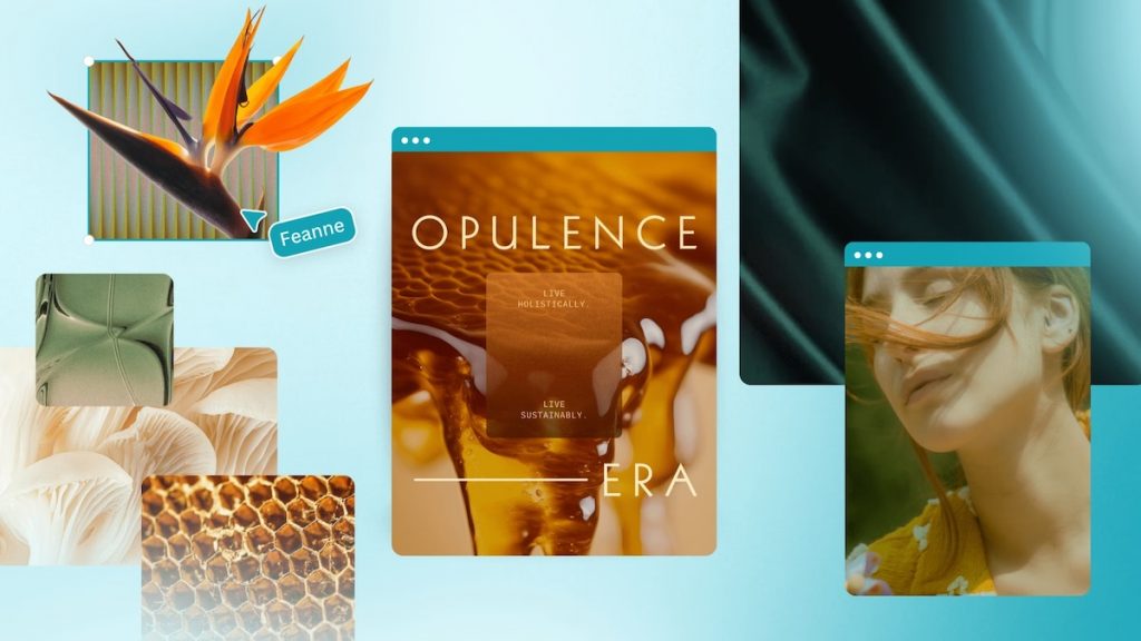 Tendances design : Une trend qui évoque « un glamour discret », selon Canva. © Canva