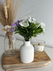 Vase côtelé