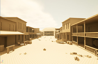 Rue ville1-3D