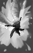 personnage volant-concept