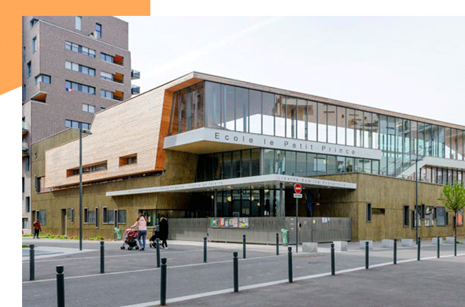 Construction d'une école réalisée par un cabinet d'architecte à Bordeaux