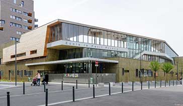 Construction d'une école réalisée par un cabinet d'architecte à Bordeaux