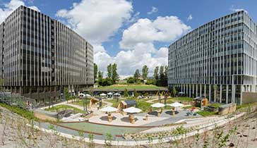 Aménagement d'une terrasse un réalisé par un cabinet d'architecture à Bordeaux